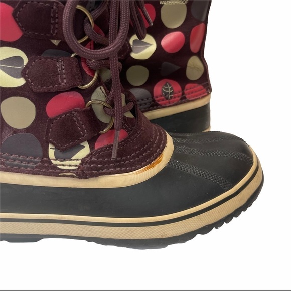 Sorel Women's Size 8 Purple Winter Faux Fur Lined Winter Boots NL1557-207 - Picture 13 of 15